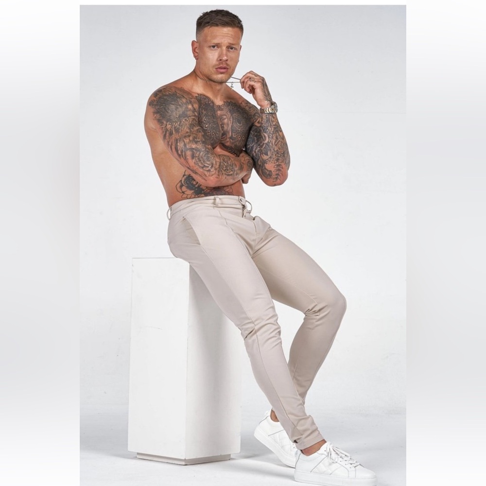 Men’s Icon Amsterdam the voco trousers 2.0 stone Sz 32